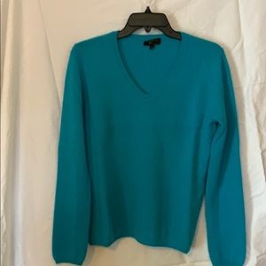 Turquoise cashmere sweater